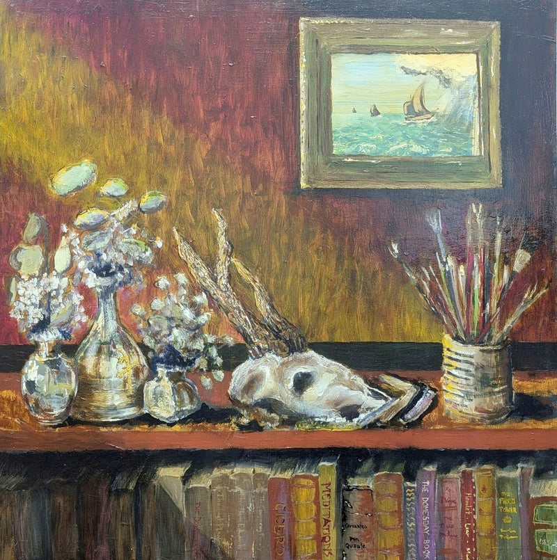 Still Life With Books And Nautical Study No.4 by Douglas Black