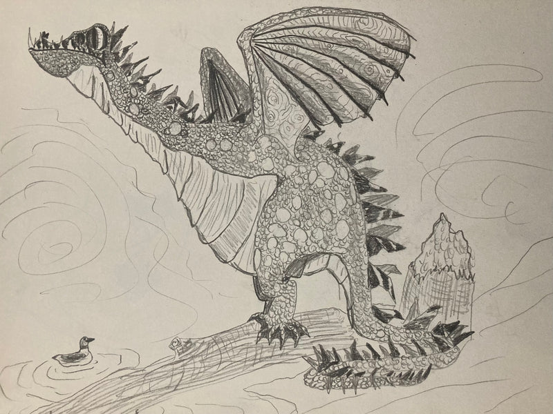 The Portly Swamp Dragon by Lukas Thompson