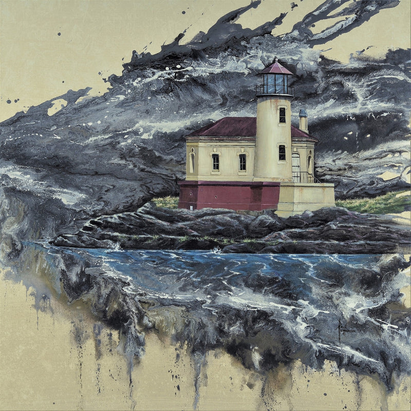 Coquille River Lighthouse by Paul S Henderson