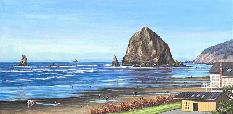 Afternoon at Cannon Beach by Paul S Henderson