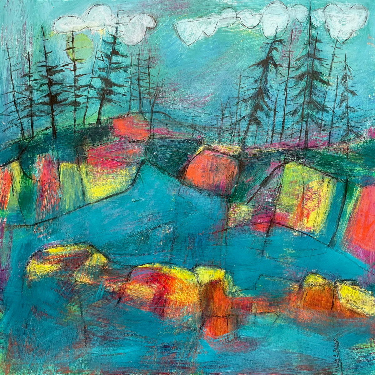 The Ridge at Dusk by Judy Gohringer