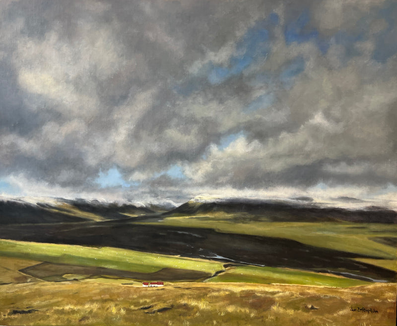Red Roofed Farm, West Iceland by Suzi Zefting-Kuhn