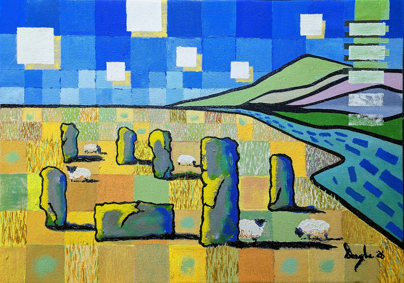 Sheepish, Standing Stones No. 4 by Douglas Black