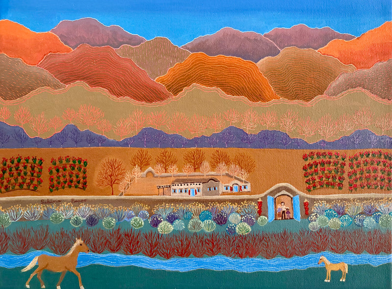 Chile pepper ranch by Sabina Puppo