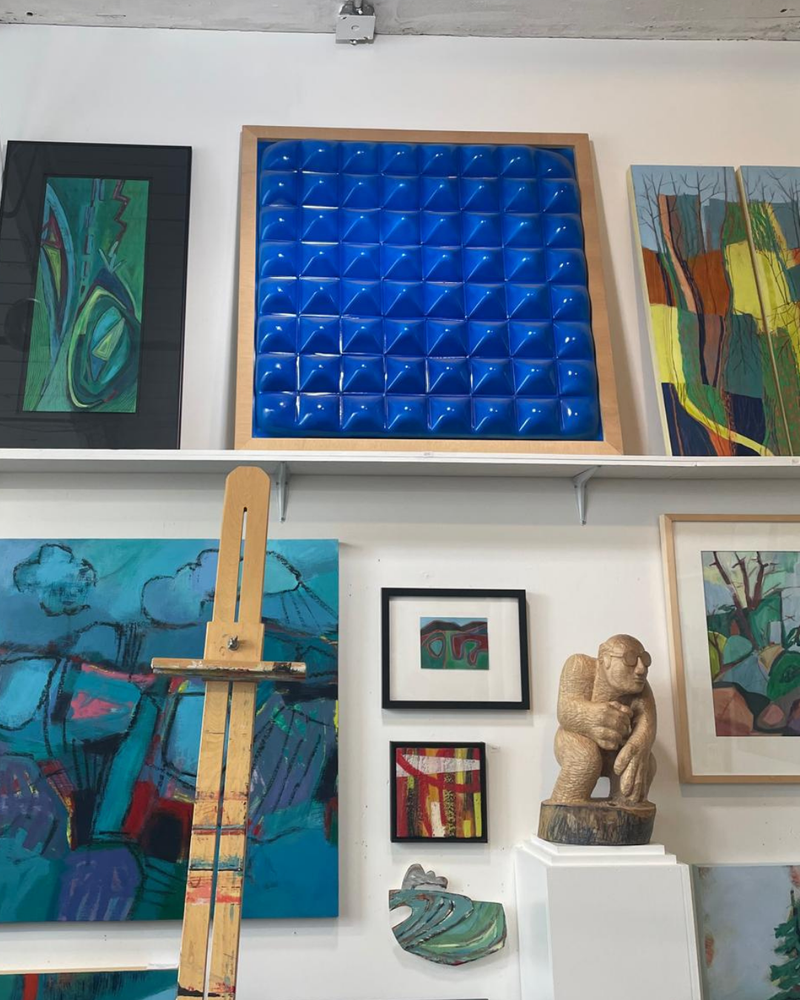 Studio shot of Peter & Judy Gohringer's studio. by Peter Gohringer