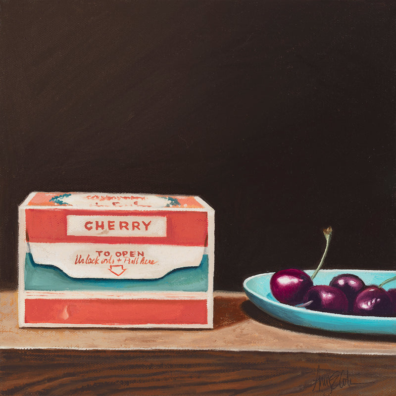 Box, Cherries, Dish by Amy Wheeler