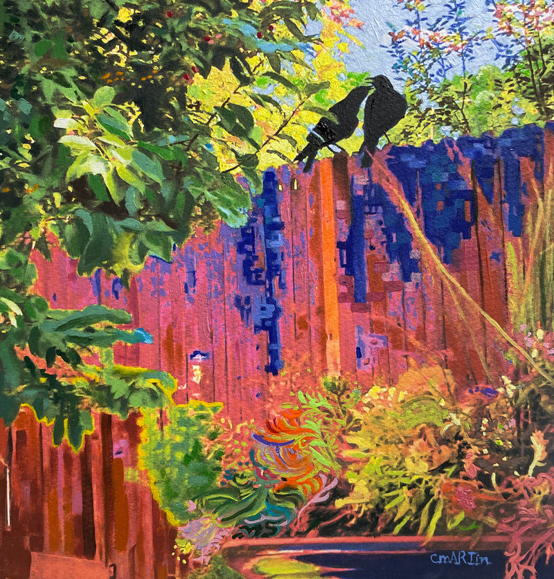 Electric Backyard: Crows by Carrie Martin