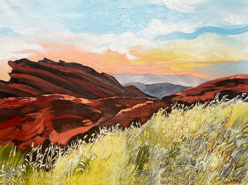 Morning on the Rocks by Carrie Martin