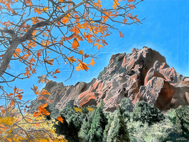Fall on the Rocks in the Garden of the Gods by Carrie Martin