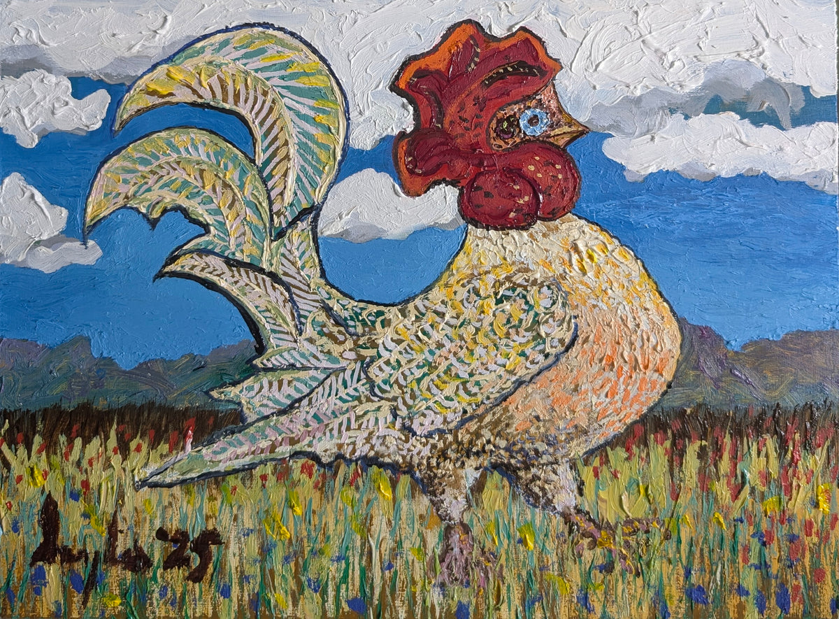 Blue-eyed Chicken by Douglas Black