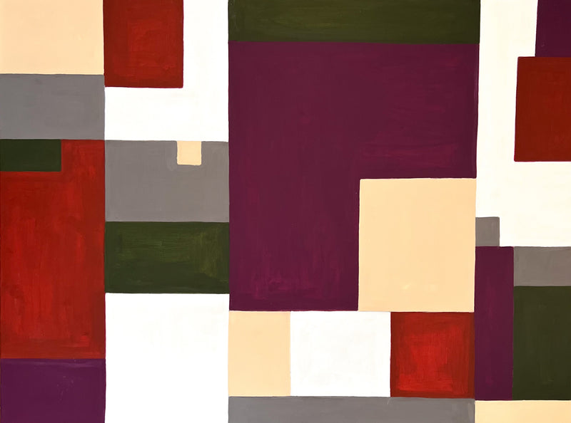 The Floor Plan (plum) by Cynthia Holien