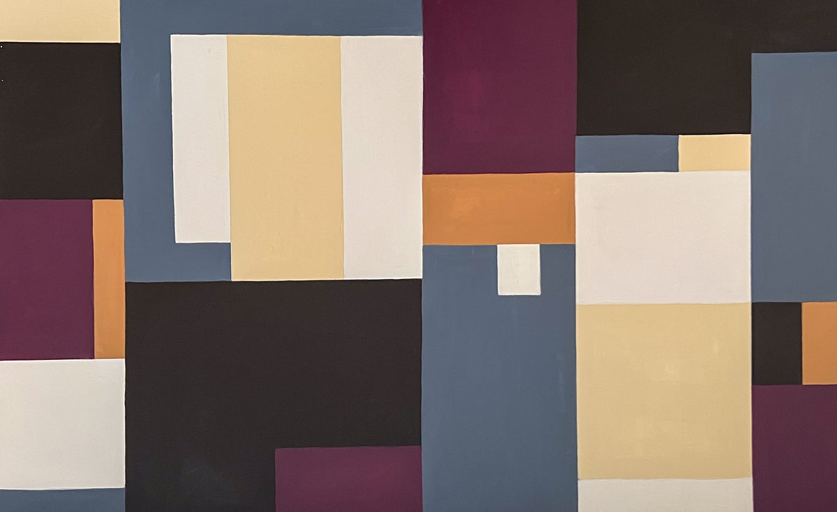The Floor Plan (slate blue) by Cynthia Holien