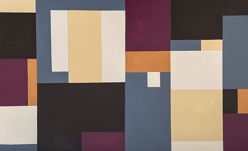 The Floor Plan (slate blue) by Cynthia Holien
