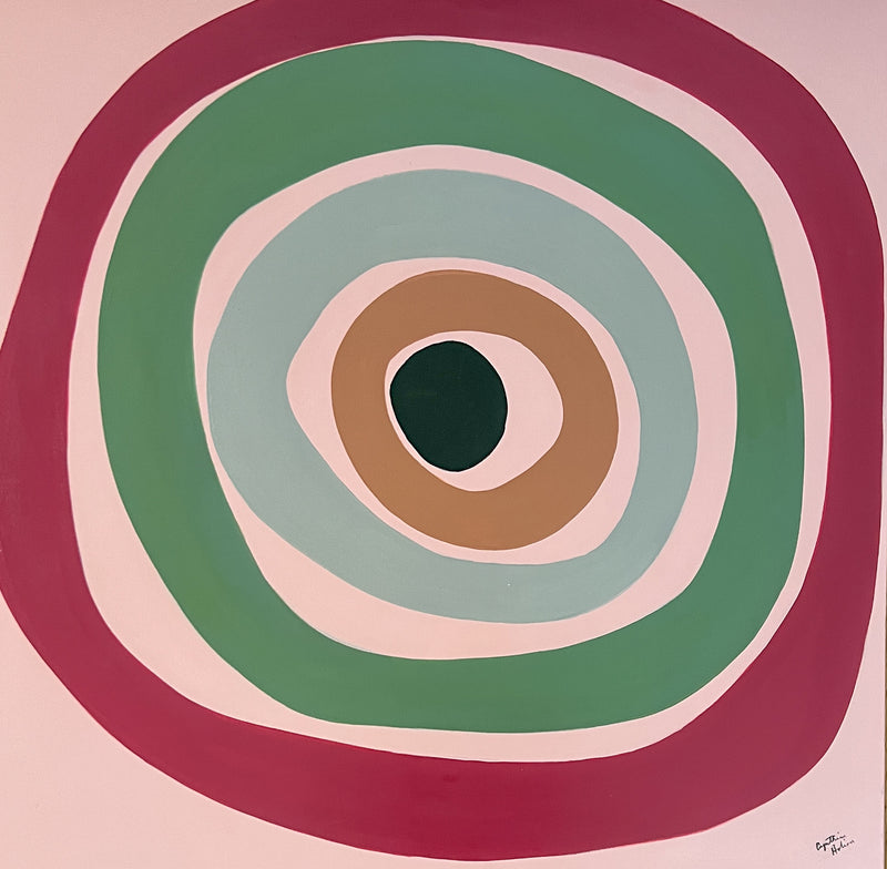 The Circle Game (pink) by Cynthia Holien