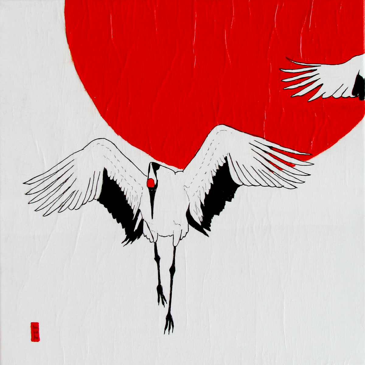 Angelic Crane by stephanie grant