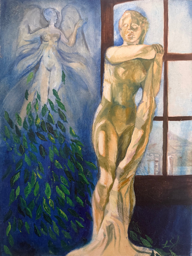 STUDY AT THE SCHÖNBRUNN MUSEUM by Liza Savage-Katz