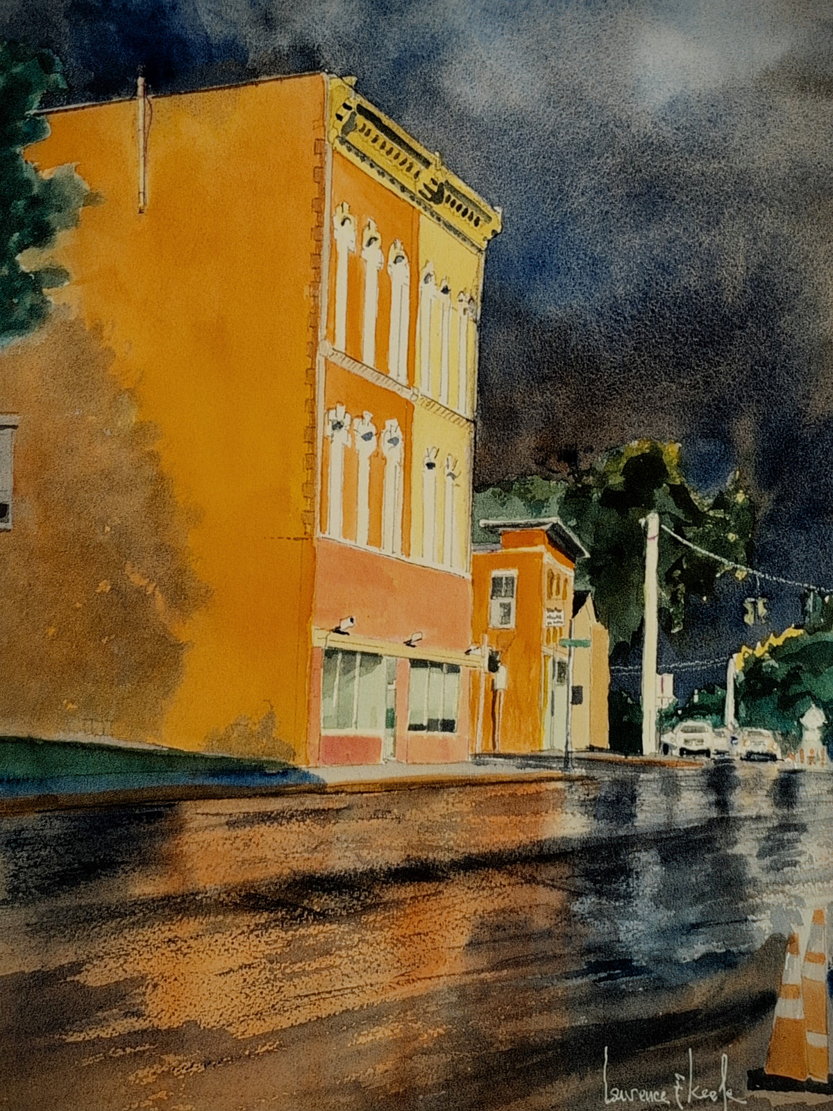 Main Street After the Storm by Laurence E. Keefe