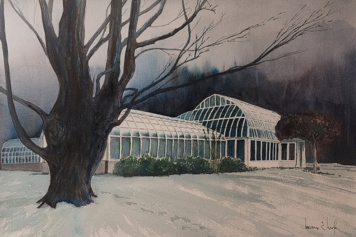 Lamberton Conservatory in Winter by Laurence E. Keefe