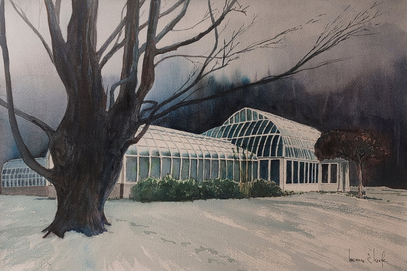 Lamberton Conservatory in Winter by Laurence E. Keefe