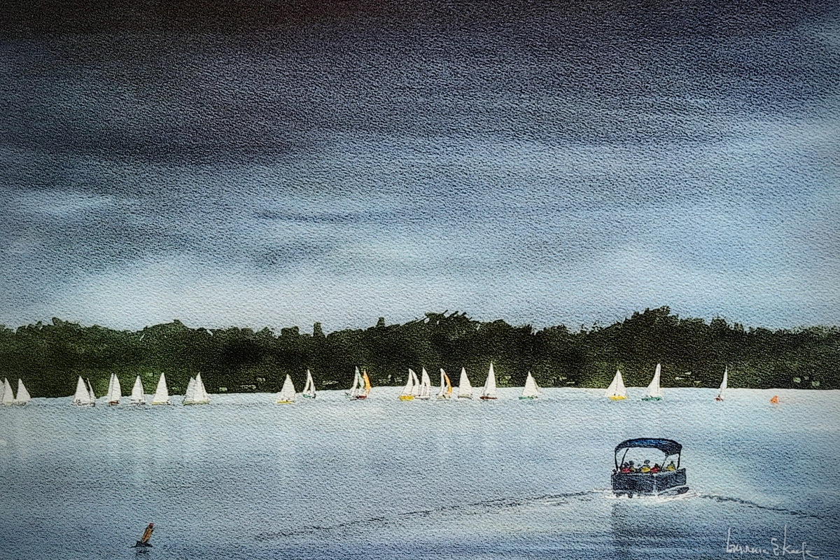 Ensign National Starting Line, Canandaigua by Laurence E. Keefe