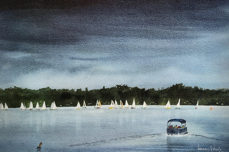 Ensign National Starting Line, Canandaigua by Laurence E. Keefe