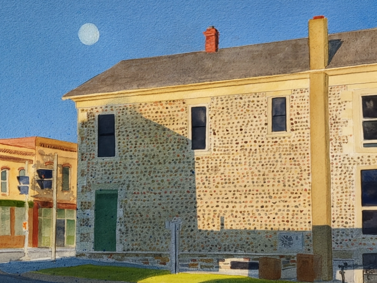 Moonrise over Main Street by Laurence E. Keefe