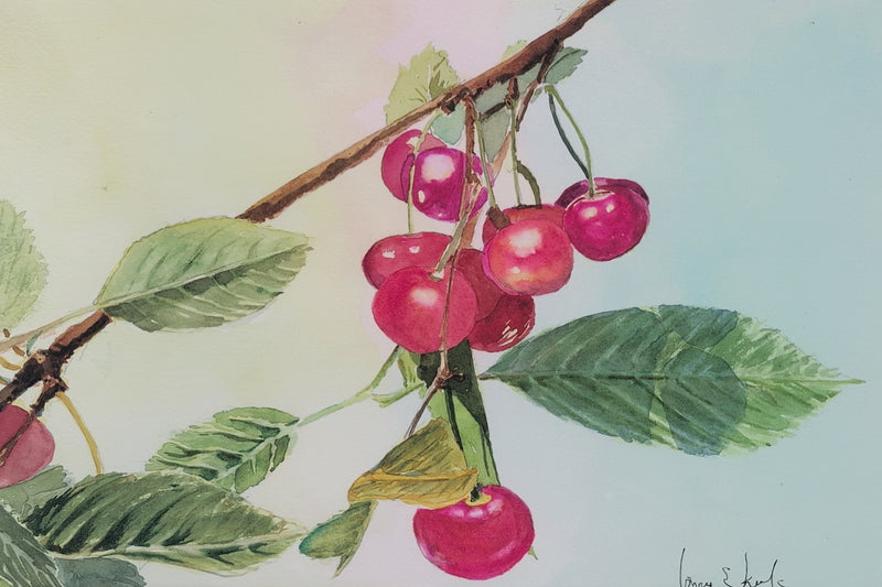 Early Cherries by Laurence E. Keefe